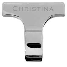 18 mm T-stang sett i stål fra Christina Design Londons Collect-serie